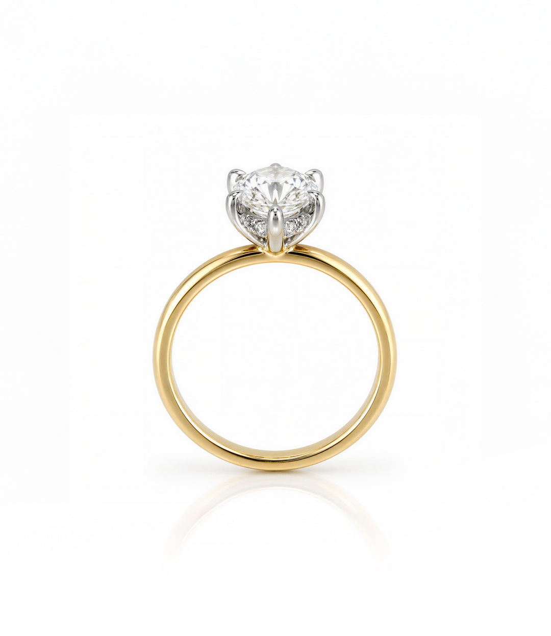 14kt Marquise Lab Grown Diamond Ring