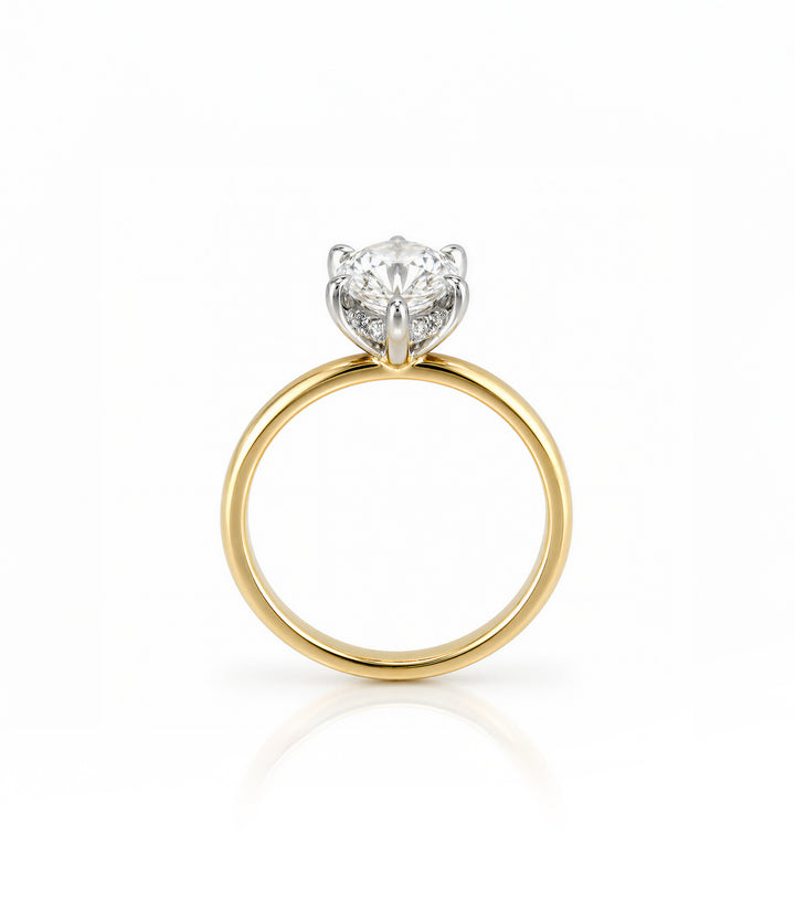 14kt Marquise Lab Grown Diamond Ring