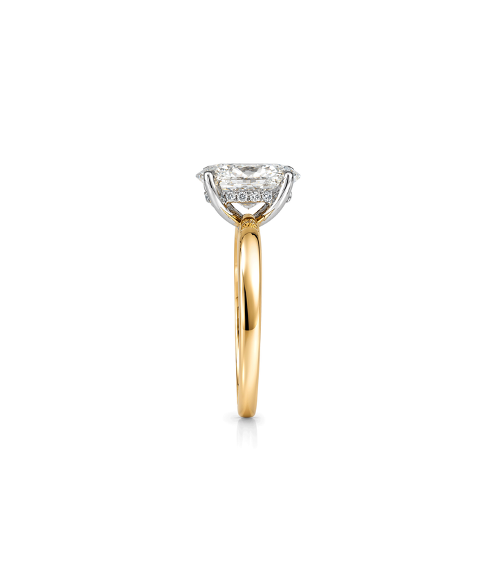 A. 14kt Oval Lab Grown Diamond Ring
