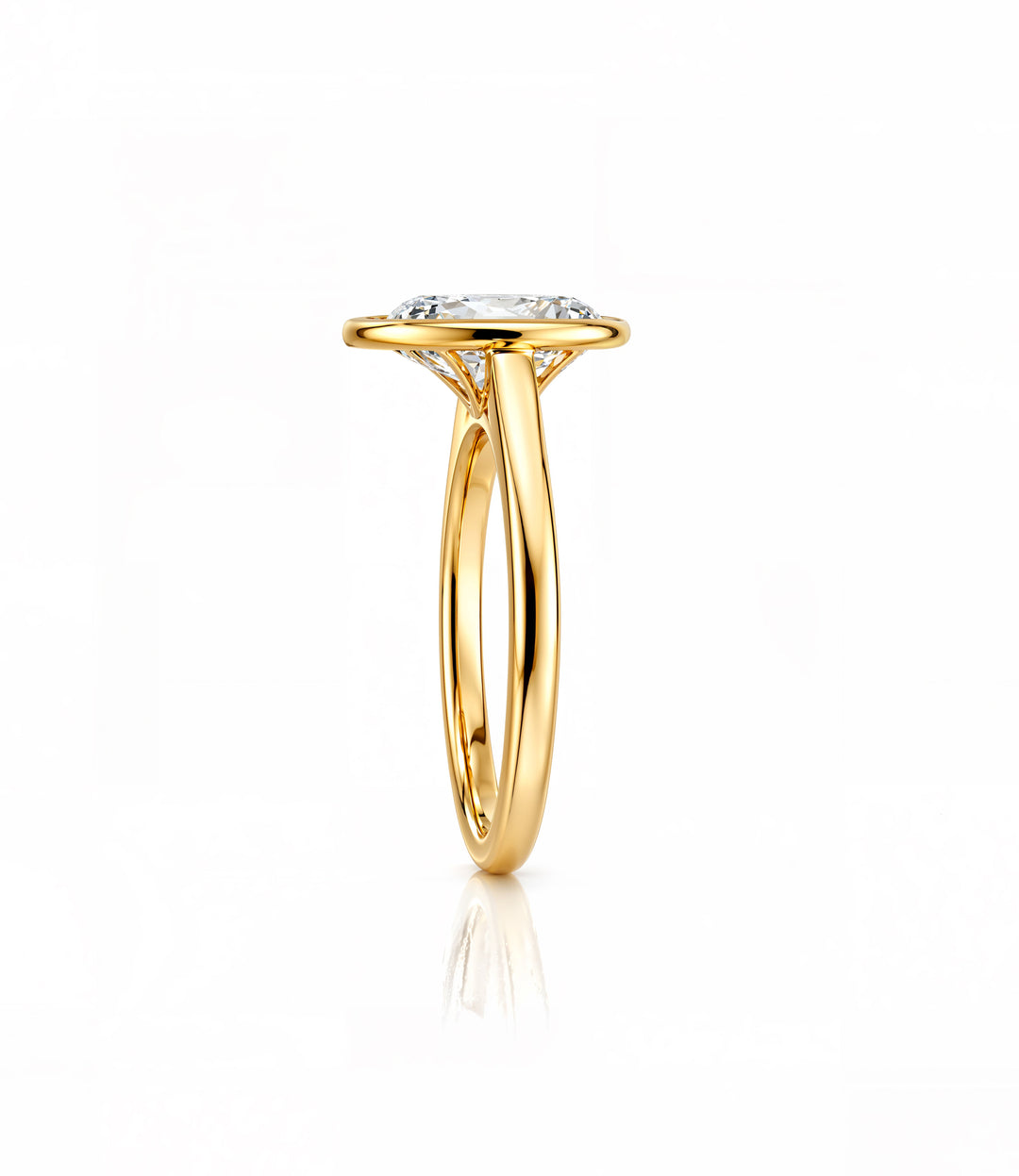 14kt Pear Lab Grown Diamond Ring