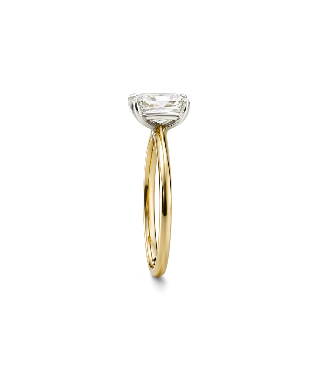14kt Radiant Lab Grown Diamond Ring