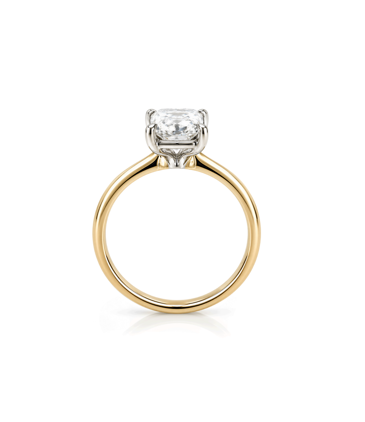 14kt Radiant Lab Grown Diamond Ring