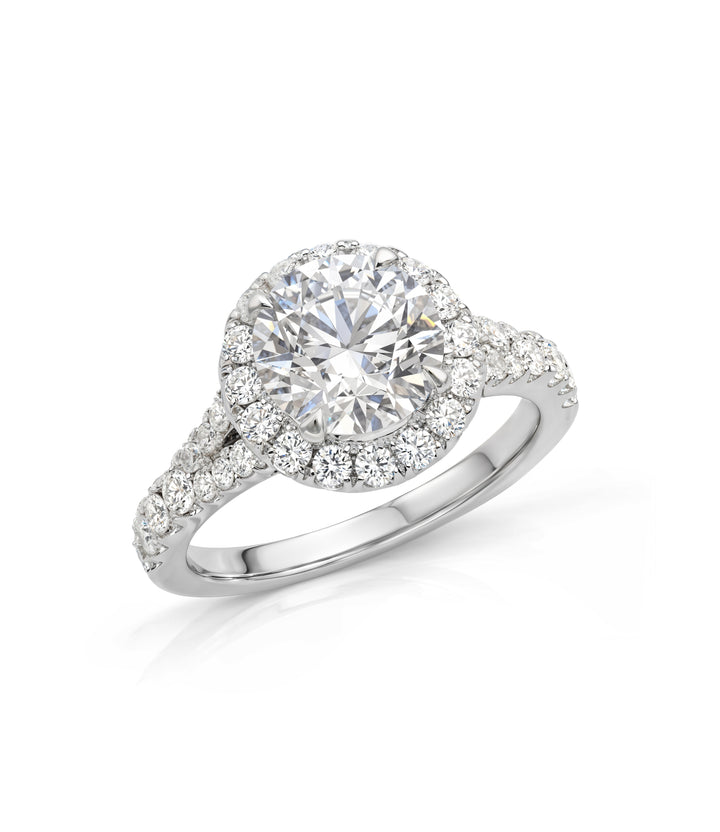 A. 14kt White Gold Lab Grown Diamond Ring