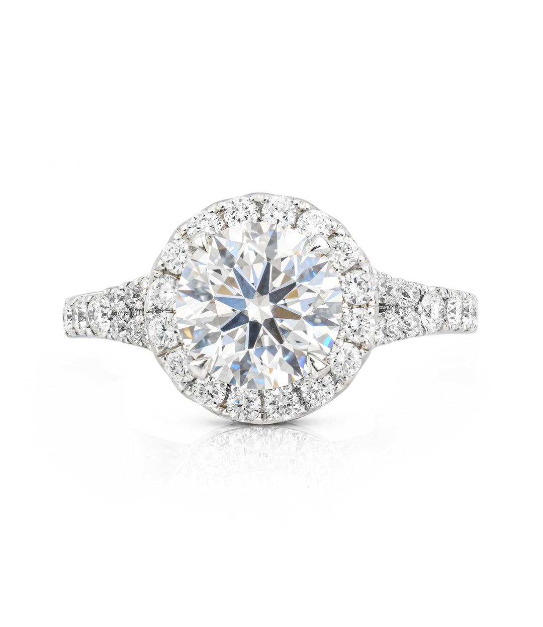 A. 14kt White Gold Lab Grown Diamond Ring