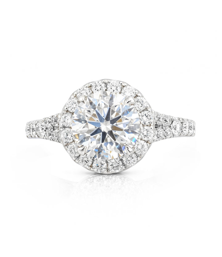 A. 14kt White Gold Lab Grown Diamond Ring