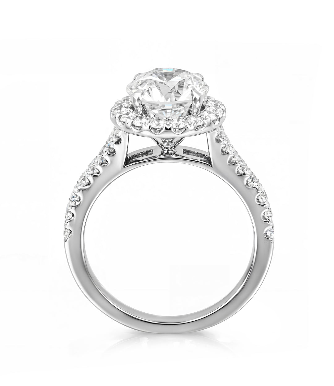 A. 14kt White Gold Lab Grown Diamond Ring
