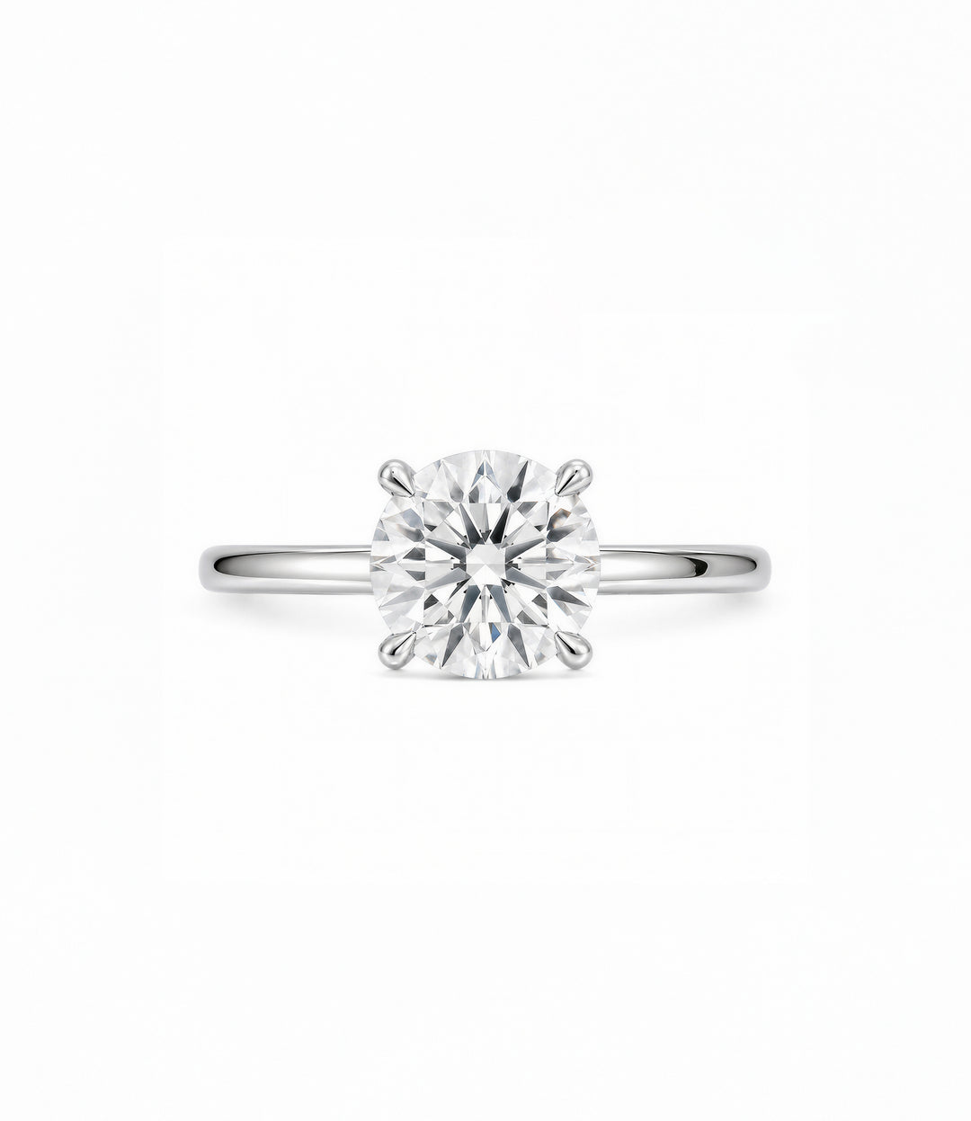 14kt White Gold Lab Grown Diamond Ring