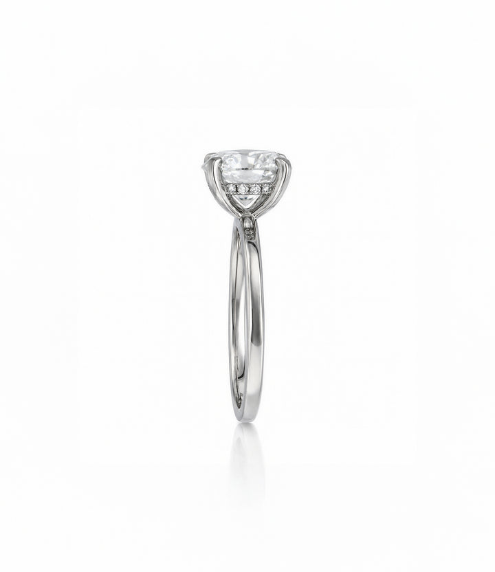 14kt White Gold Lab Grown Diamond Ring