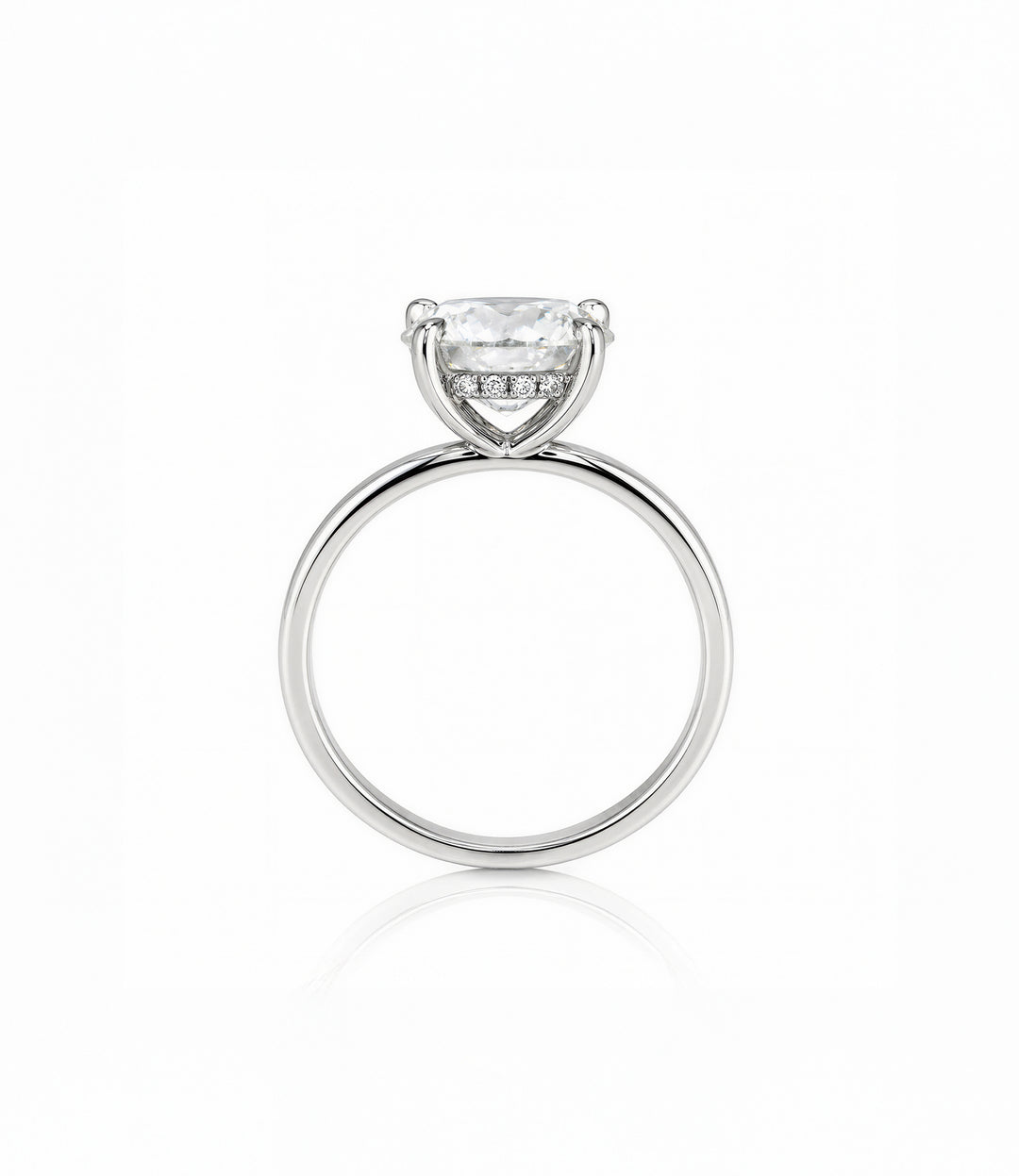 14kt White Gold Lab Grown Diamond Ring