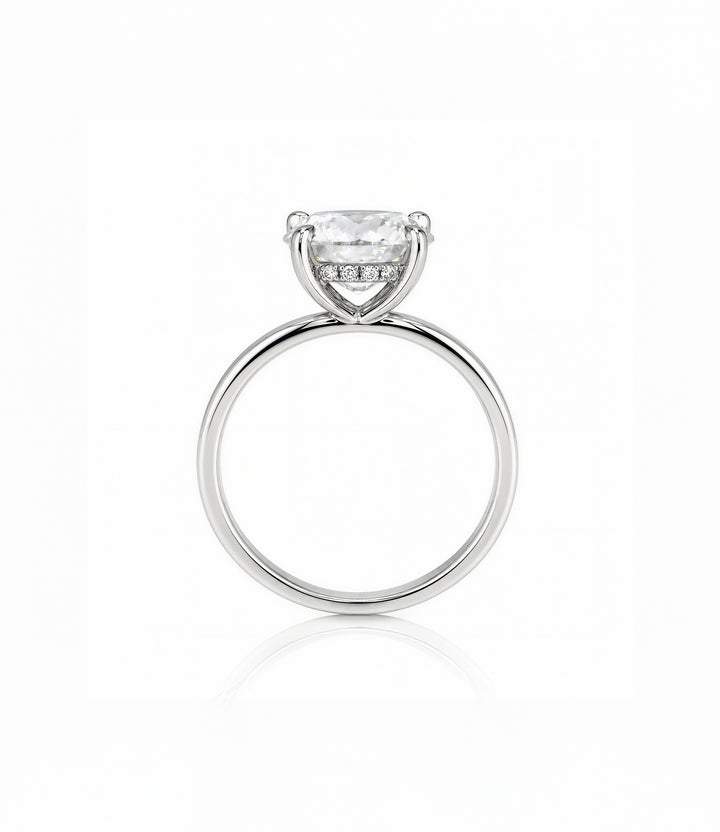 14kt White Gold Lab Grown Diamond Ring