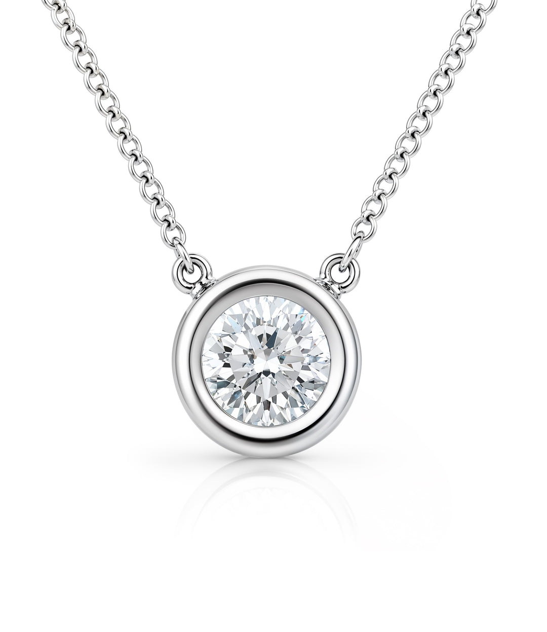 14kt White Gold Maple Leaf Diamond Pendant
