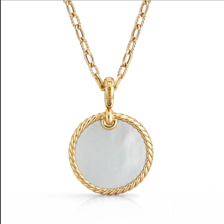 A. 18kt David Yurman Double Sided Pendant - Estate