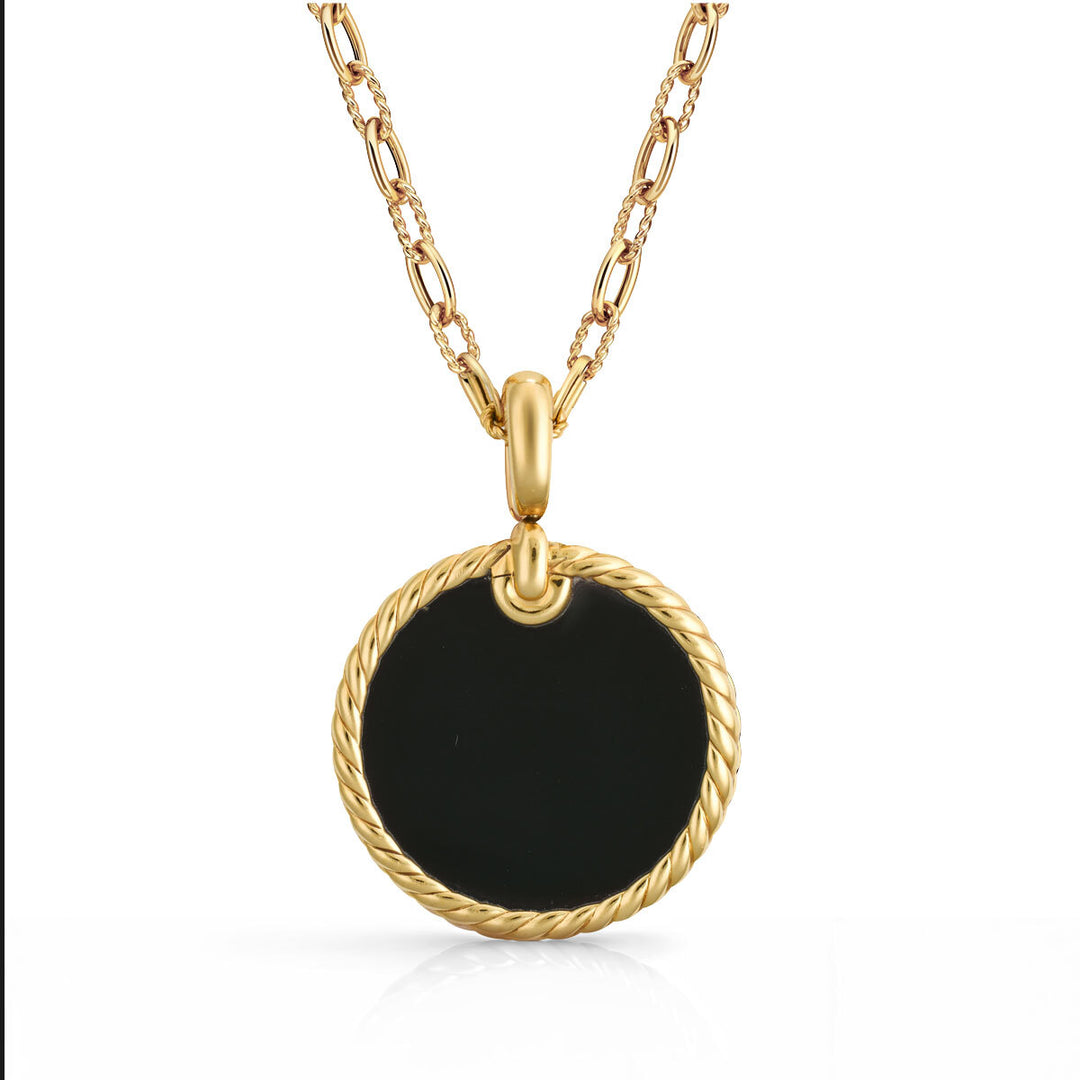 A. 18kt David Yurman Double Sided Pendant - Estate