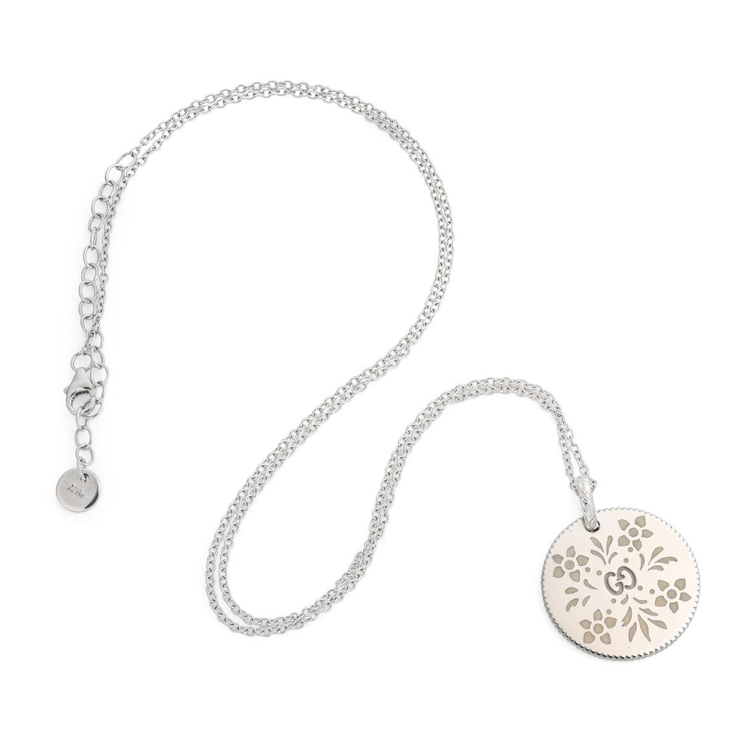 A. 18kt Gucci Enamel Pendant - Estate