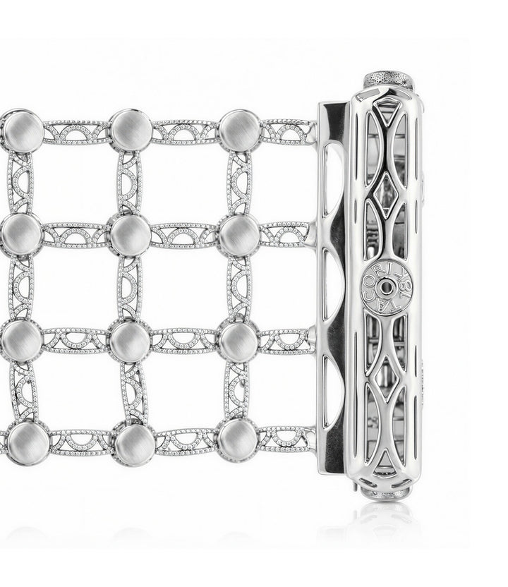 18kt White Gold Estate Tacori Diamond Bracelet