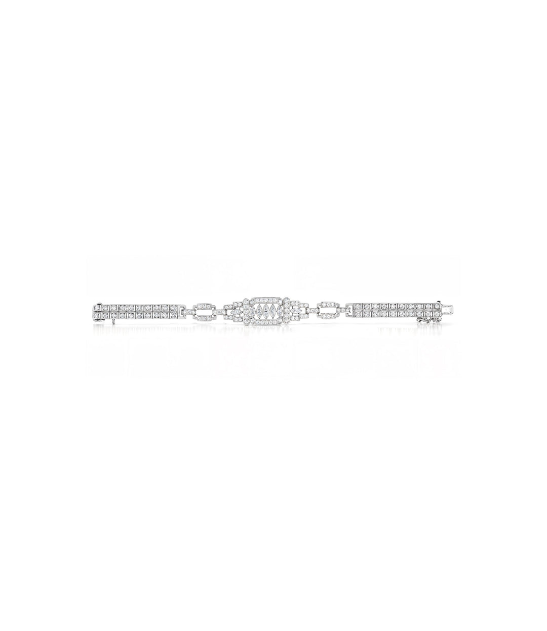 Estate Platinum Diamond Bracelet