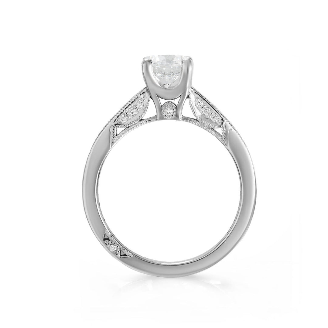 A. Platinum Tacori Lab Grown Diamond Ring