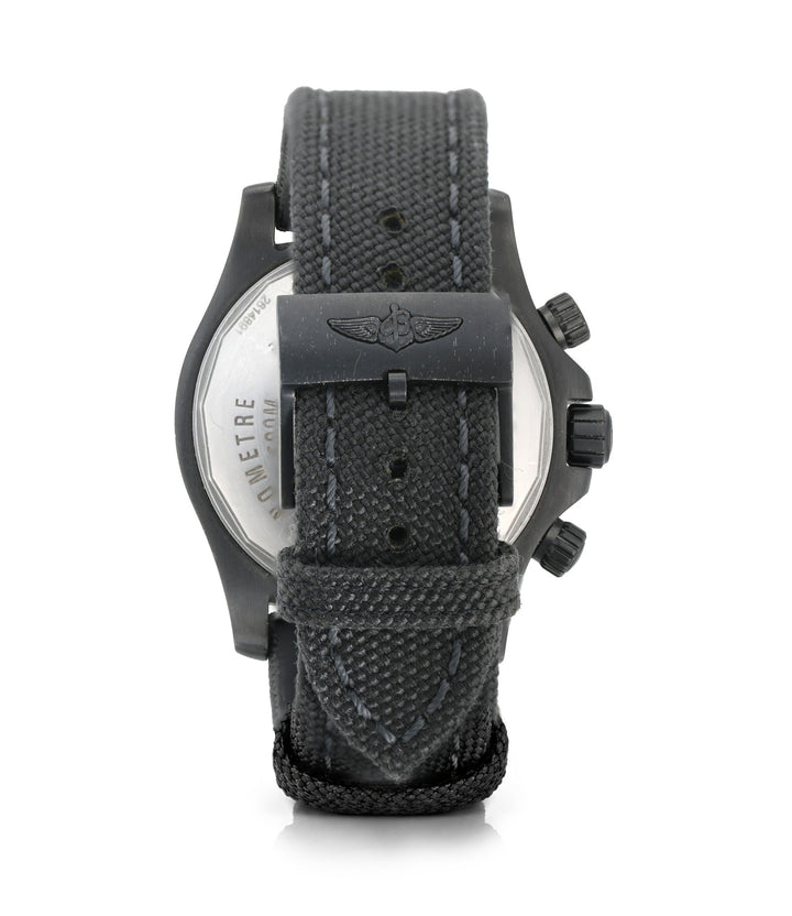 Estate Breitling Super Ocean Black Strap Limited Edition Wrist Watch