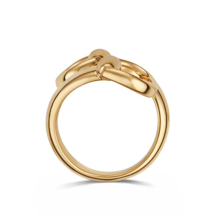 Gucci Horsebit 18kt Yellow Gold Ring