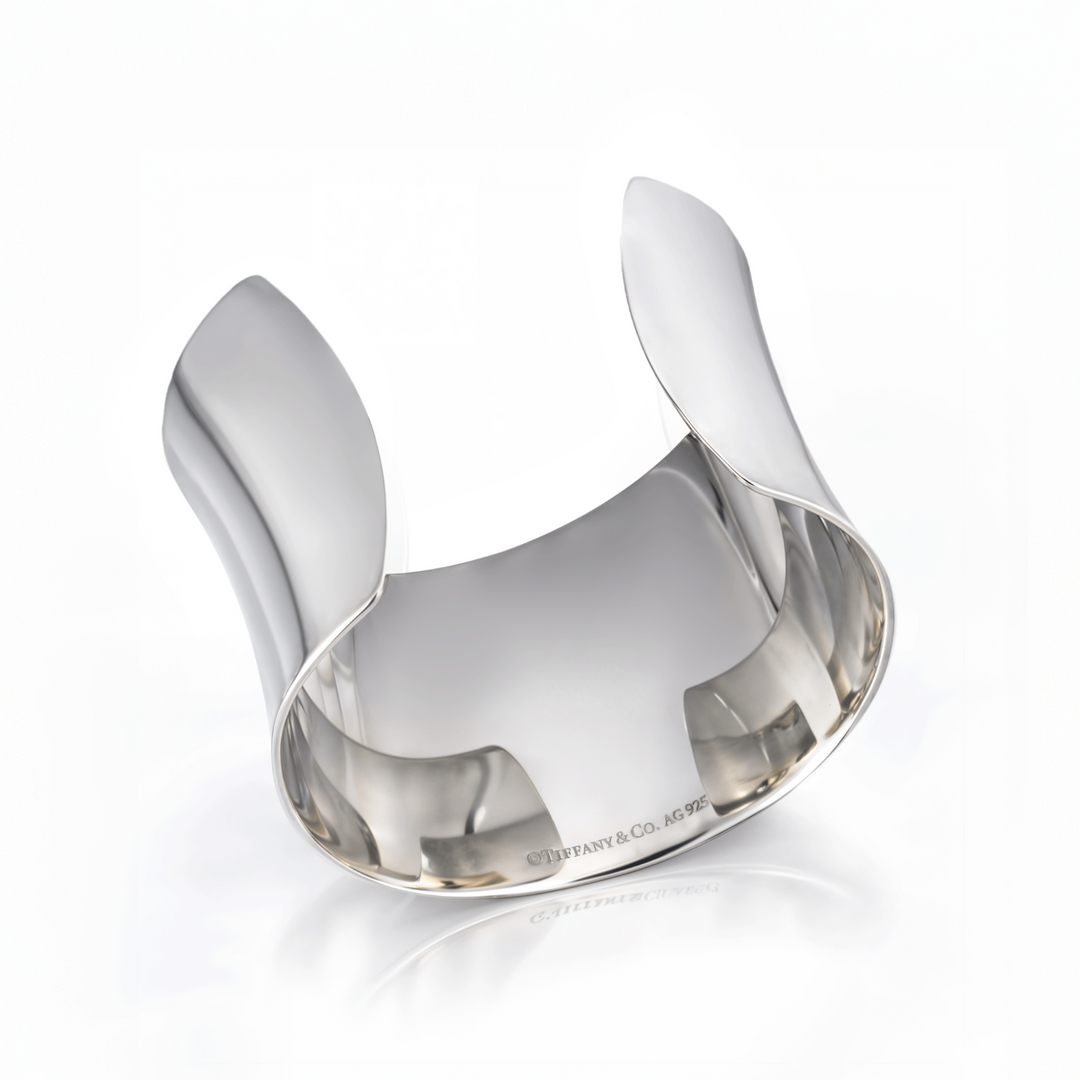 Tiffany & Co Wide 1837 Sterling Silver Cuff Bracelet