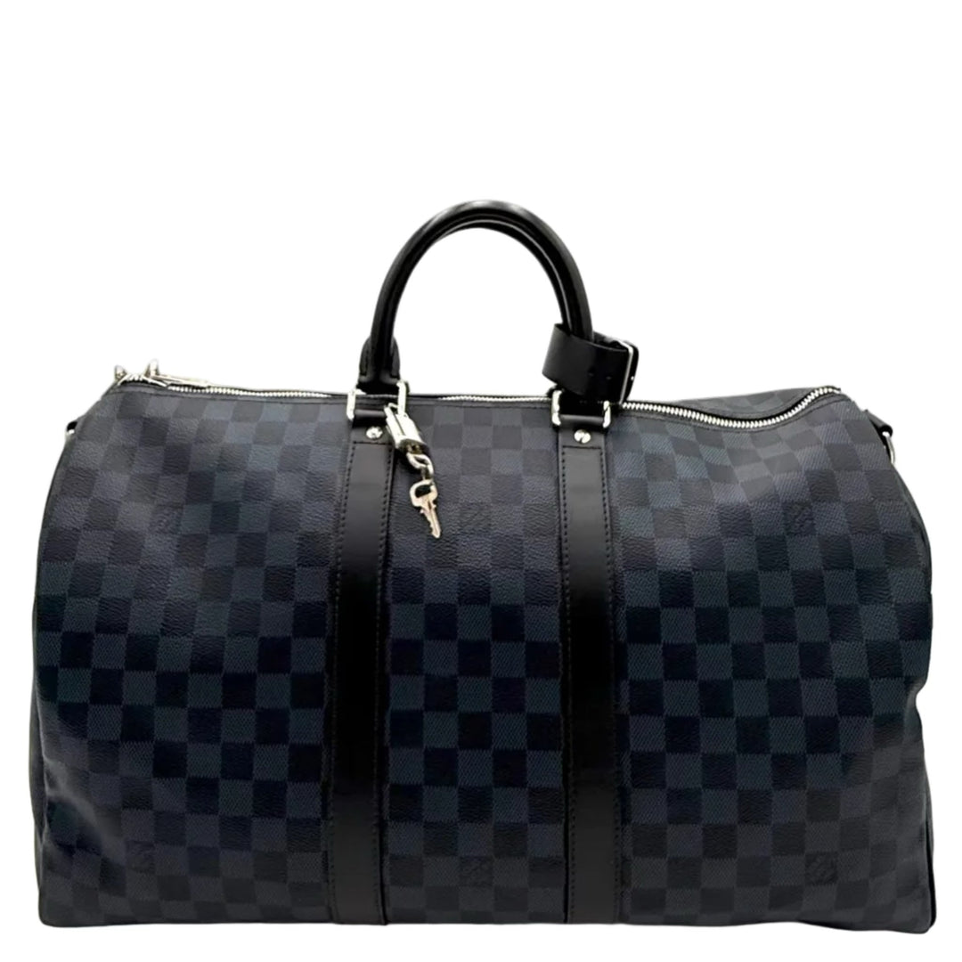 Louis Vuitton Damier Cobalt Keepall Bandouliere 45