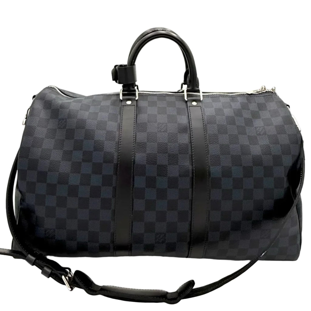 Louis Vuitton Damier Cobalt Keepall Bandouliere 45