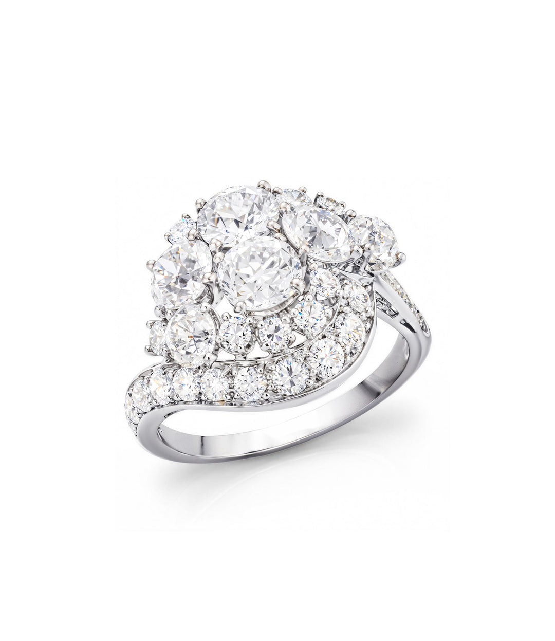 Estate Platinum Diamond  Ring