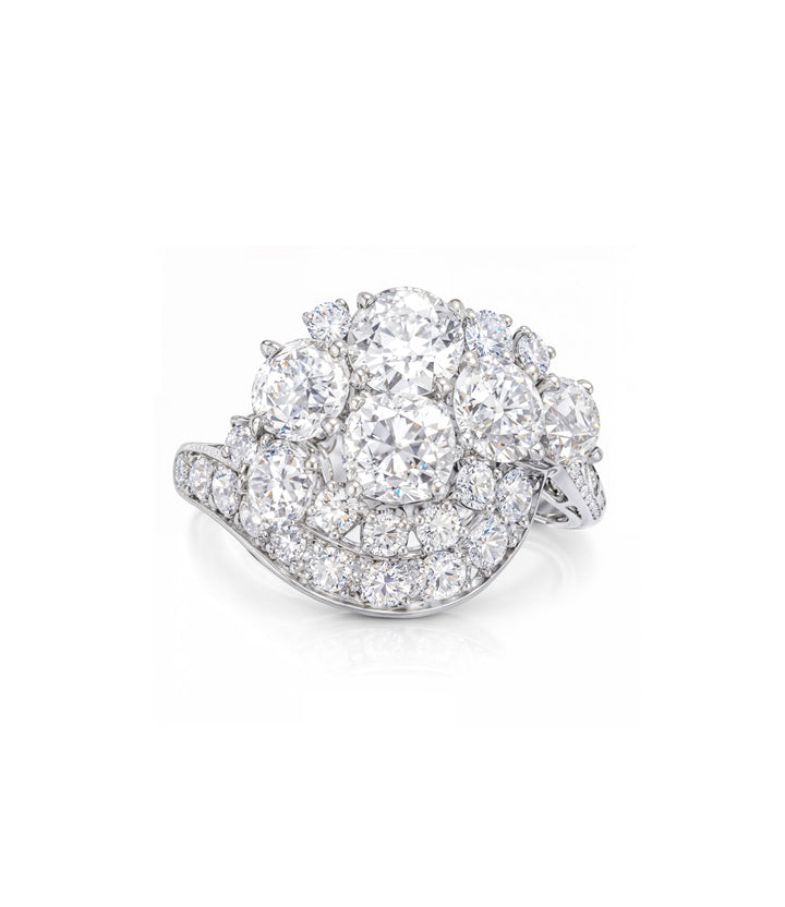 Estate Platinum Diamond  Ring
