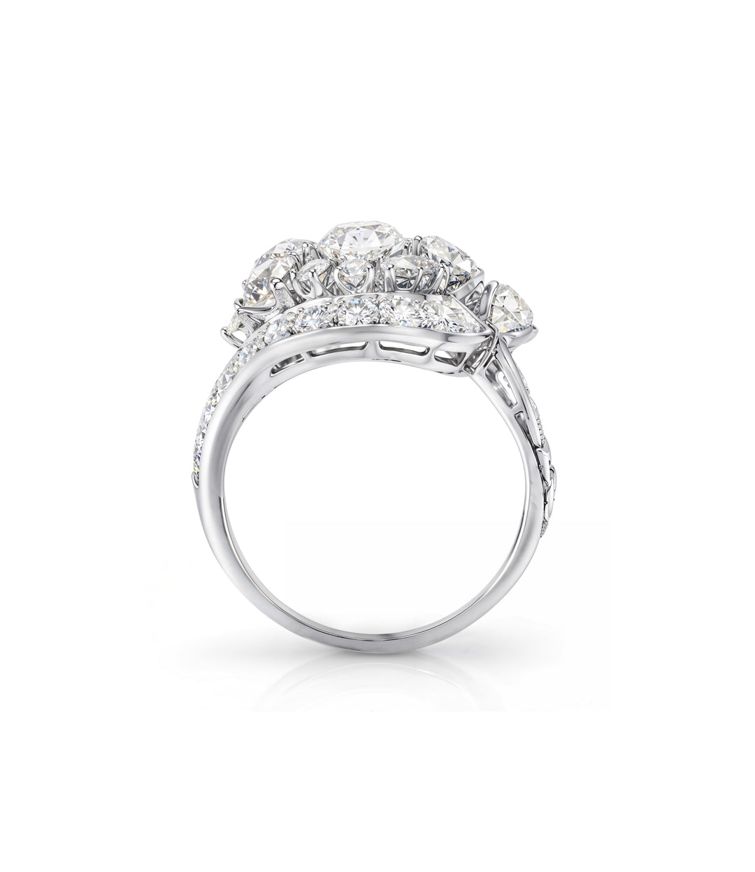 Estate Platinum Diamond  Ring