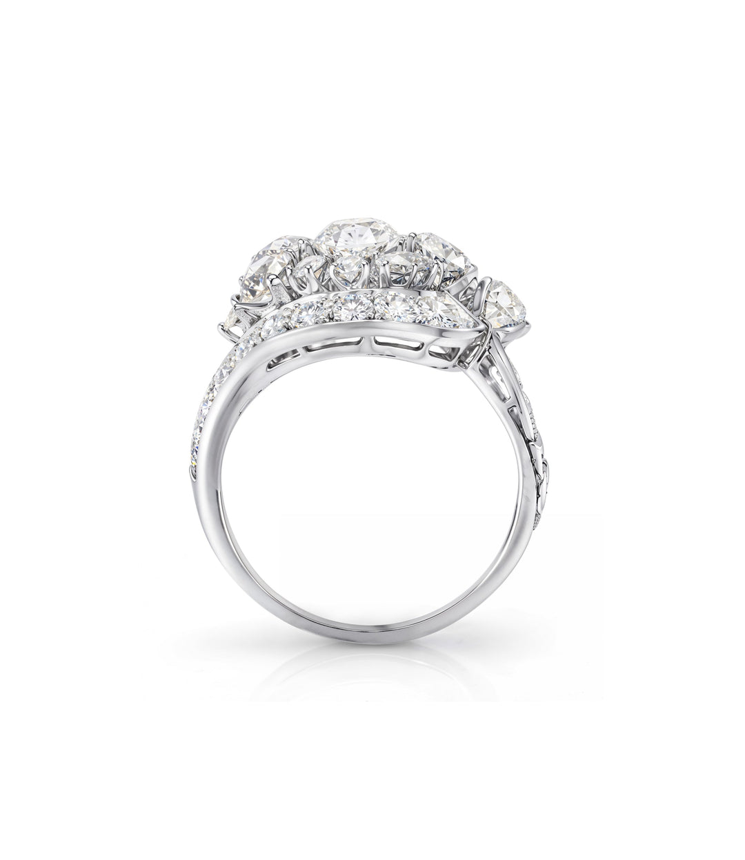 Estate Platinum Diamond  Ring