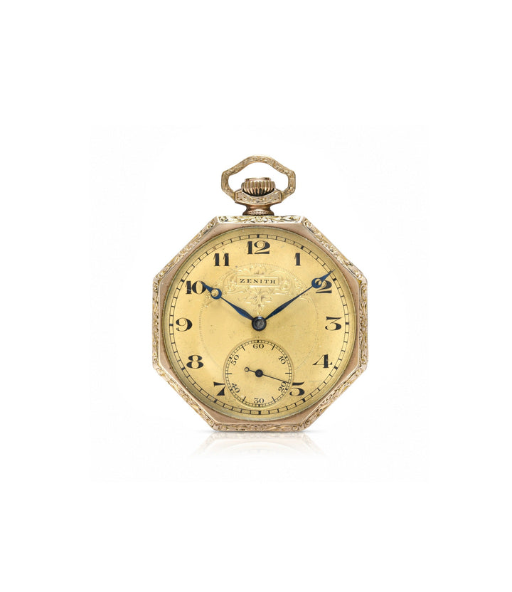 Estate Zenith Fortune Art Deco Pocket Watch