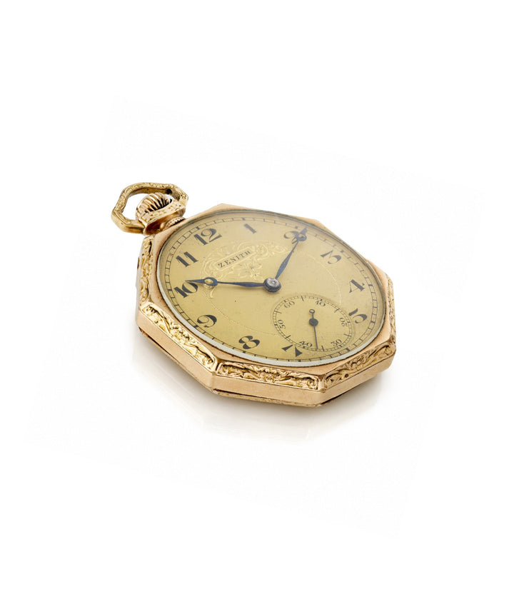 Estate Zenith Fortune Art Deco Pocket Watch