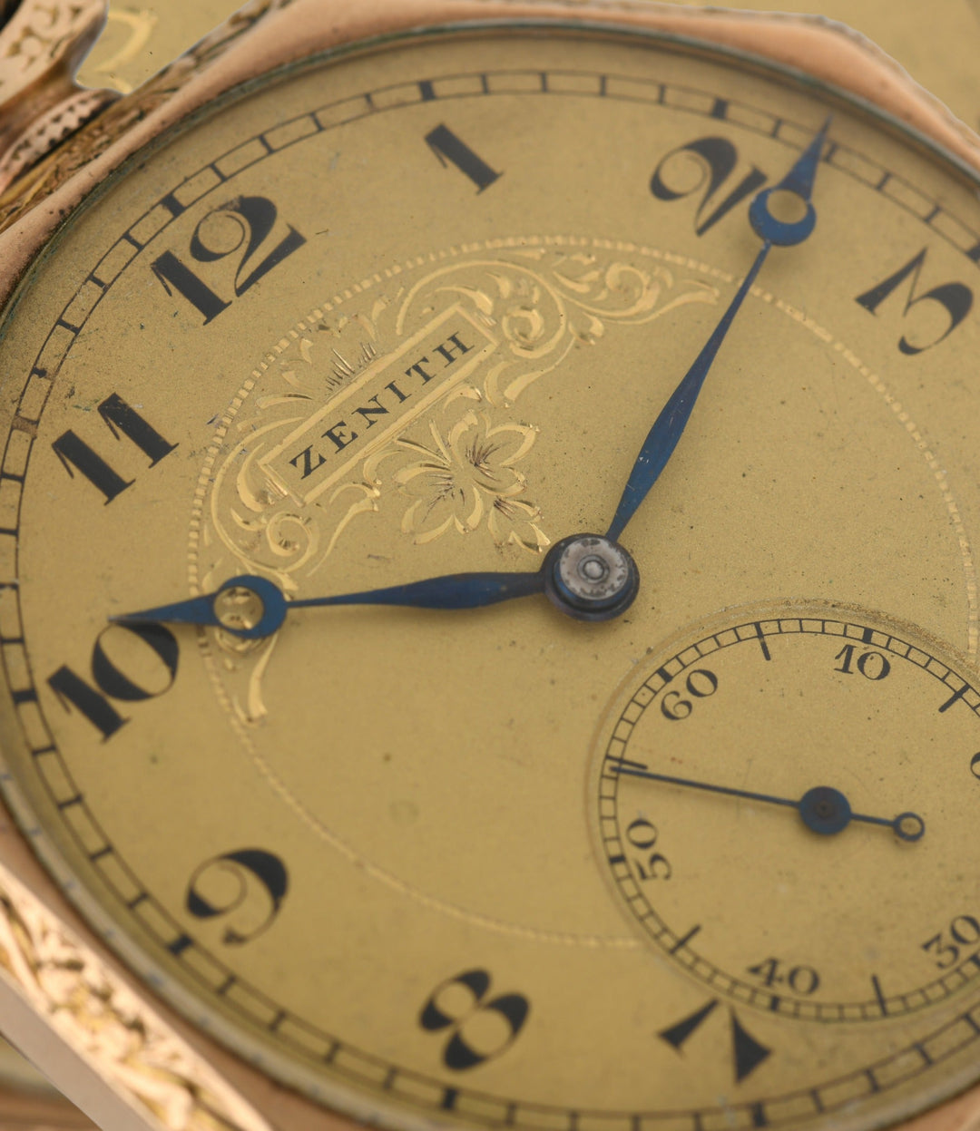 Estate Zenith Fortune Art Deco Pocket Watch