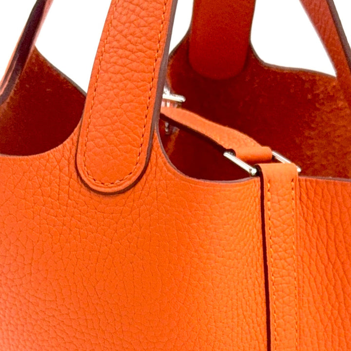 Picotin 18 Clemence Leather Bag