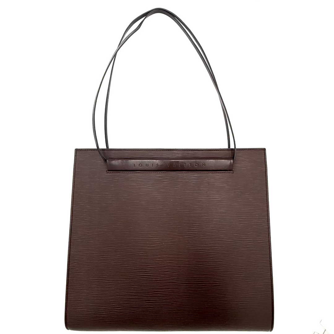 Epi St. Tropez Brown Leather Tote