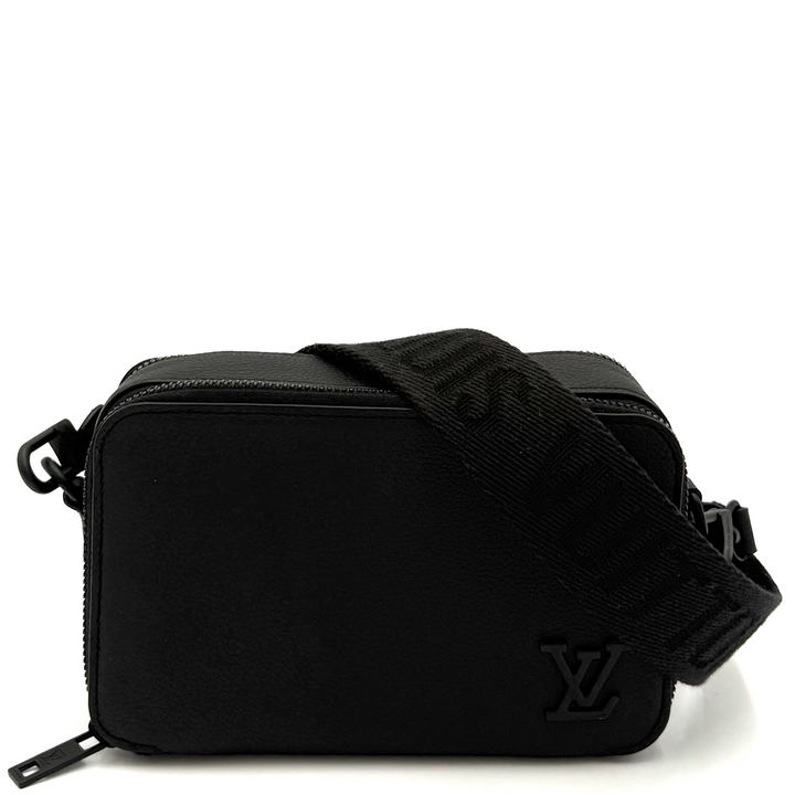 Mens Alpha Wearable Wallet Black on Black