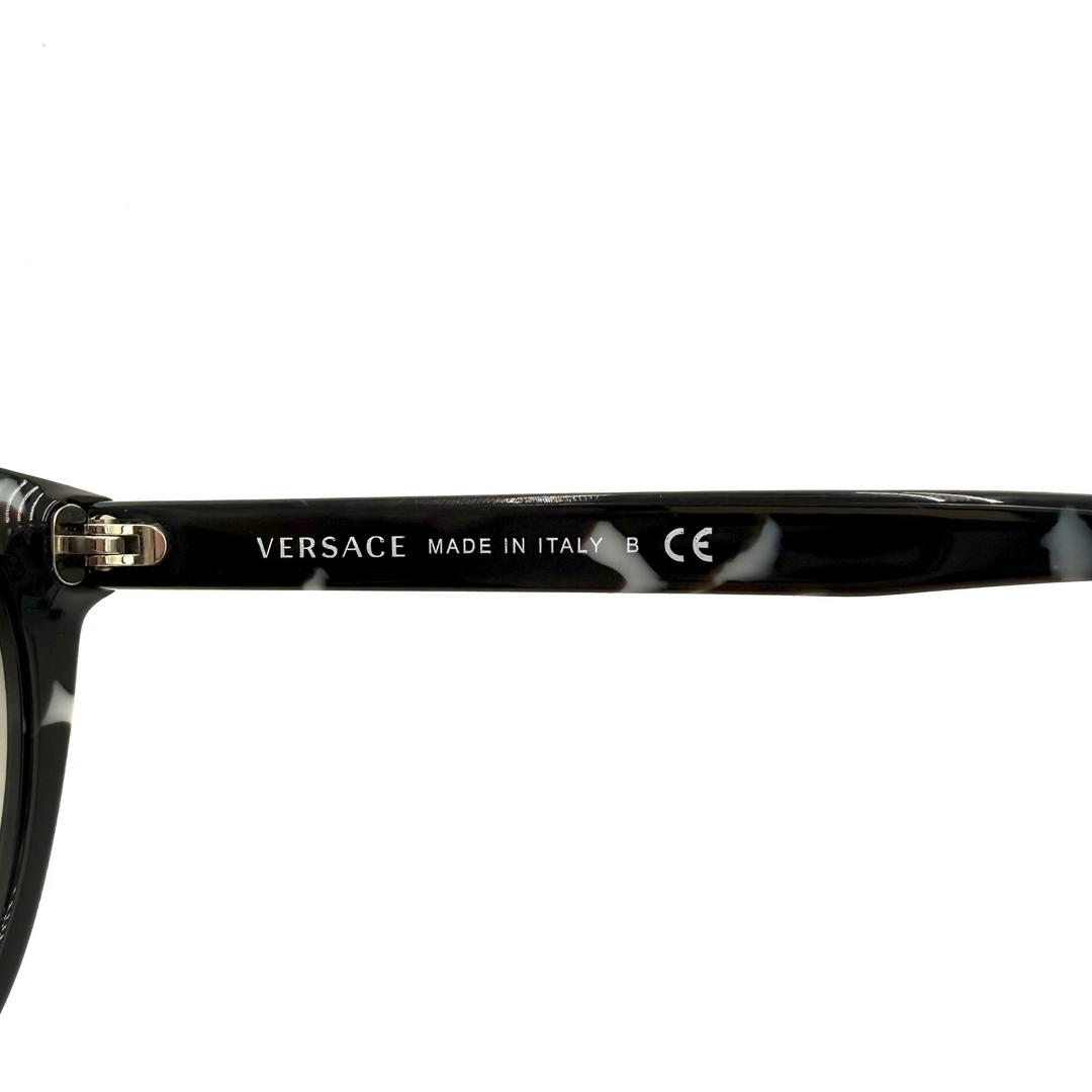 Marbled Cat-Eye Sunglasses with Hard Case