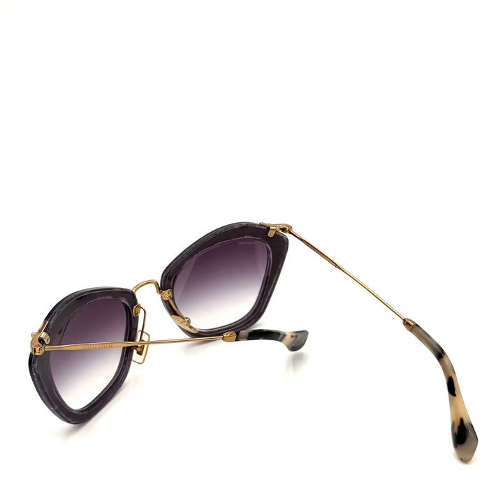 Noir Glitter Sunglasses with Hard Case