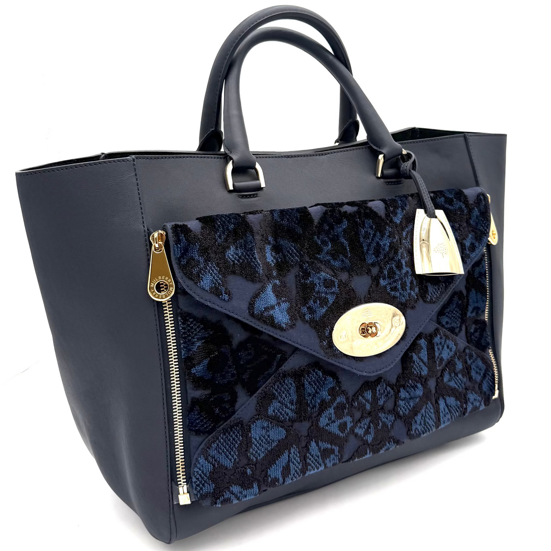 Willow Indigo Large Tote Bag