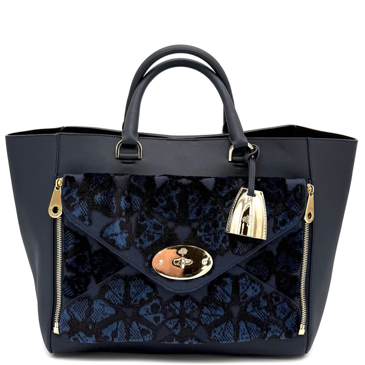 Willow Indigo Large Tote Bag