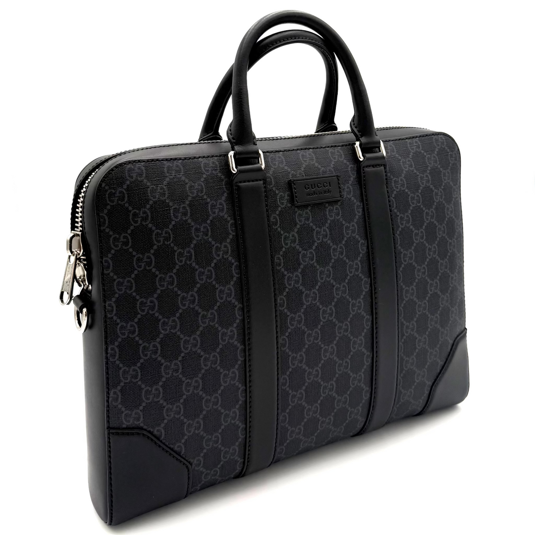 GG Blue/Black Medium Briefcase