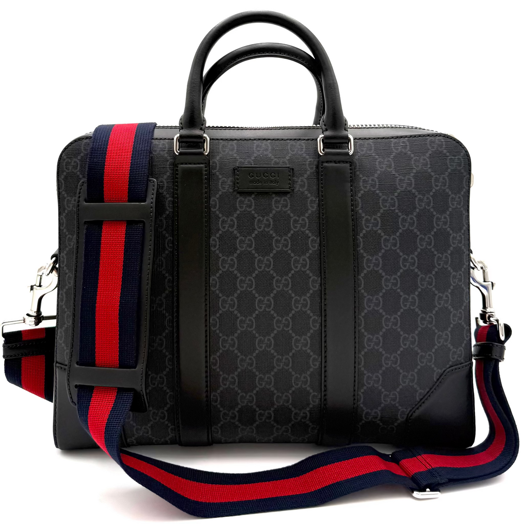 GG Blue/Black Medium Briefcase
