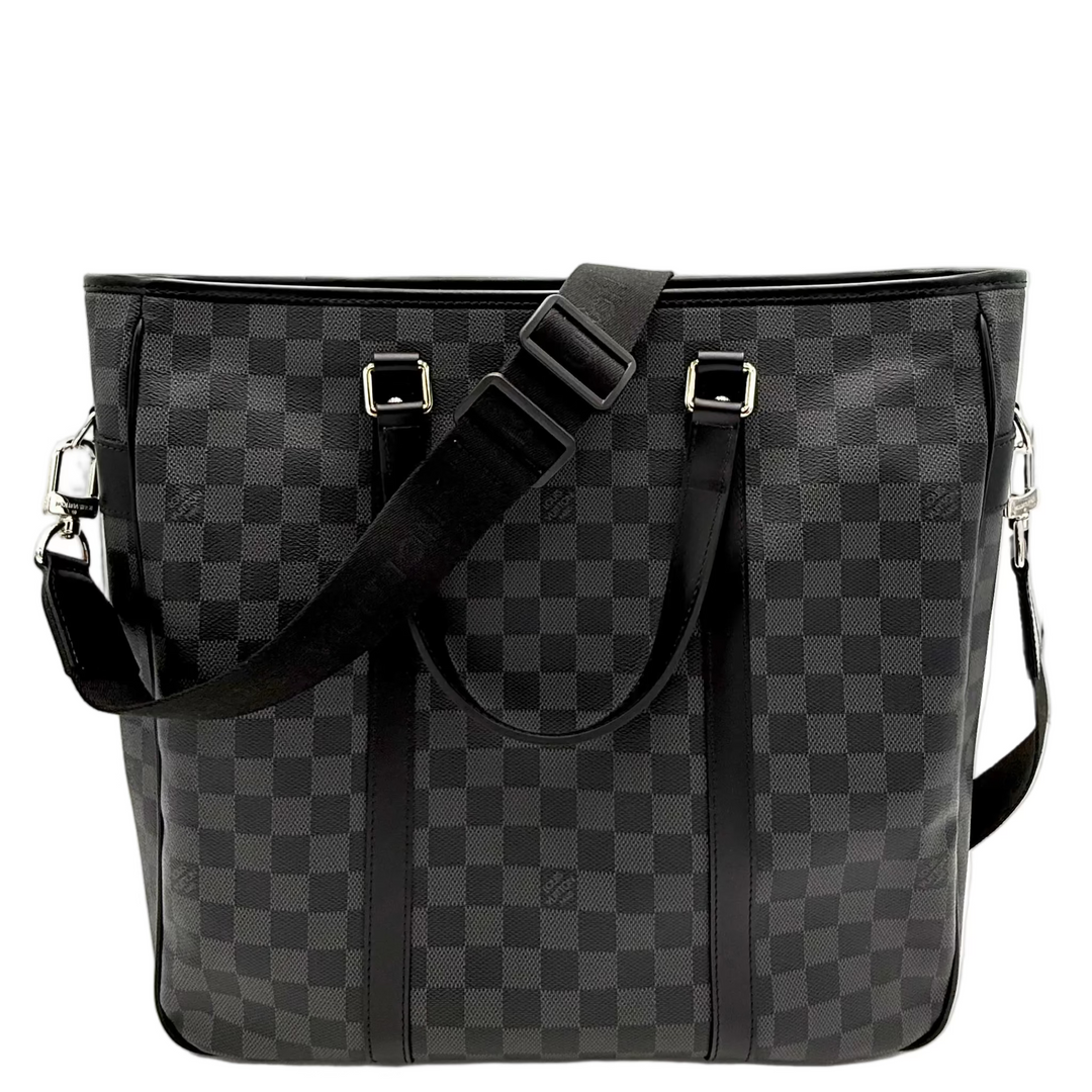 Tadao PM Damier Graphite Canvas Tote Bag