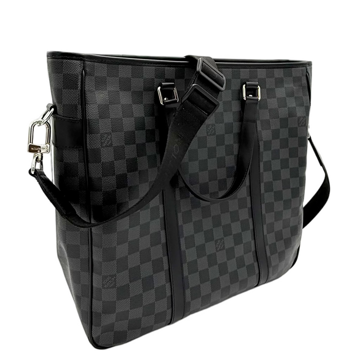 Tadao PM Damier Graphite Canvas Tote Bag