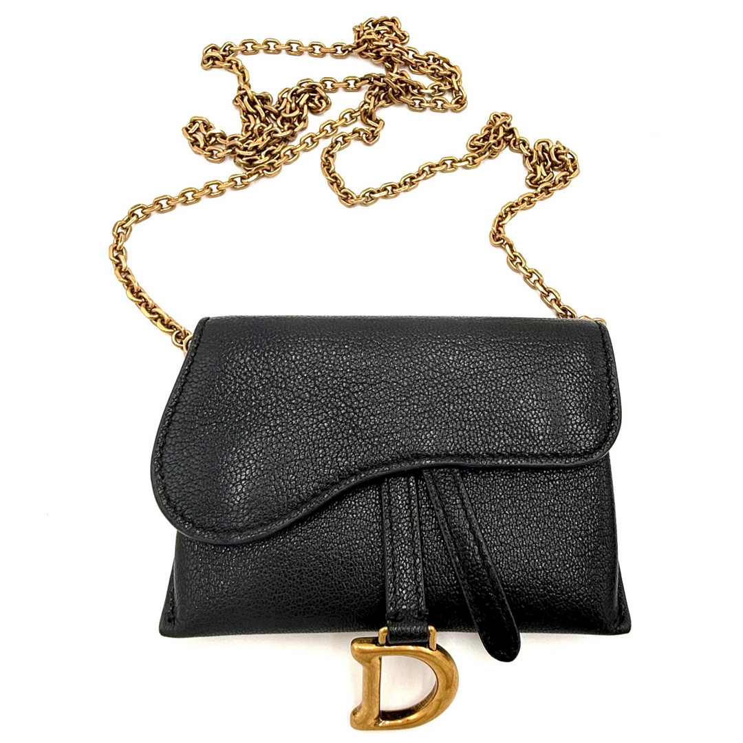 Saddle Nano Leather Belt Crossbody Bag