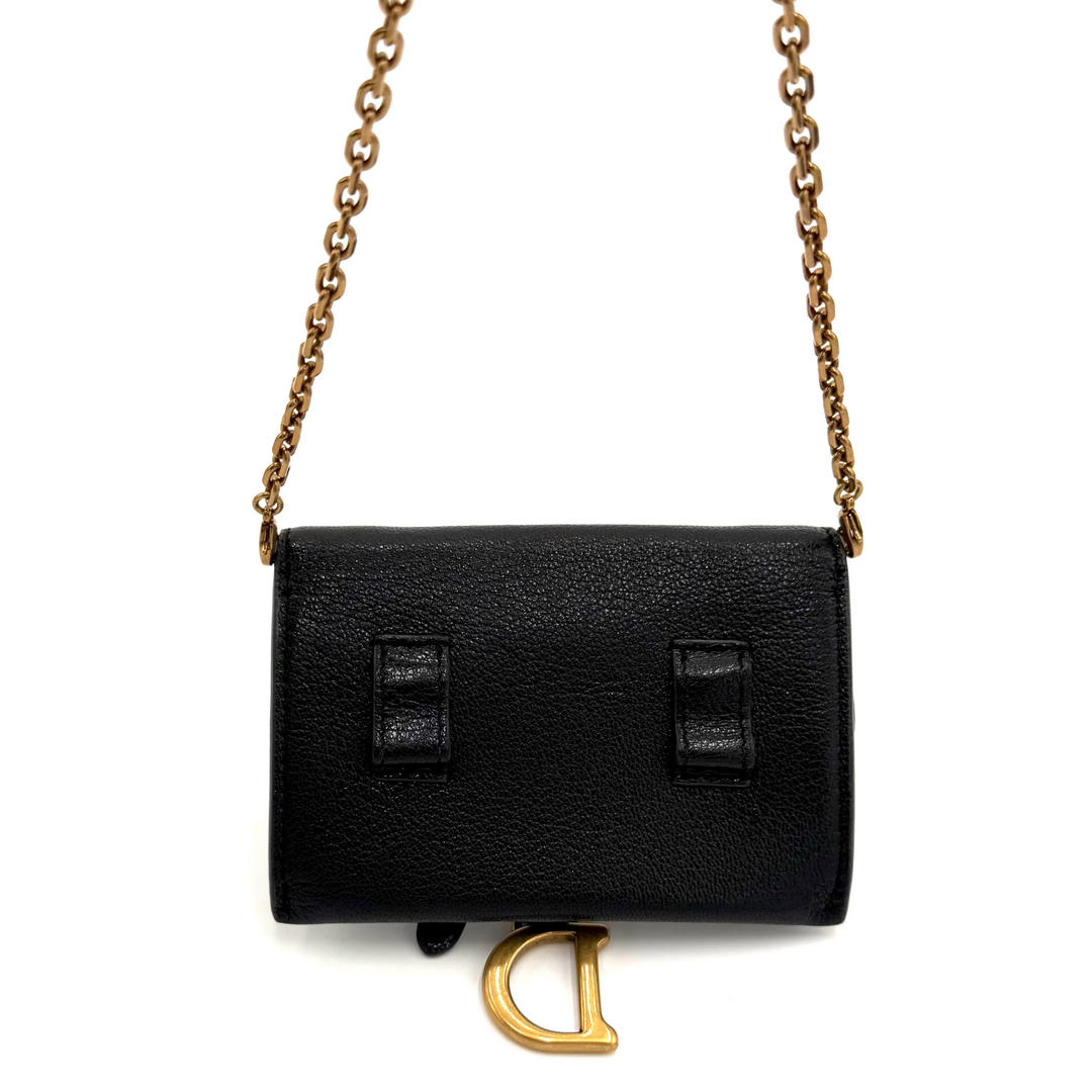 Saddle Nano Leather Belt Crossbody Bag
