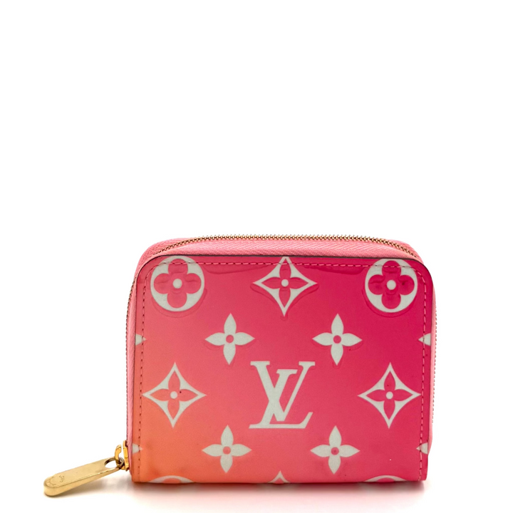 Sunrise Monogram Vernis Zippy Coin Wallet