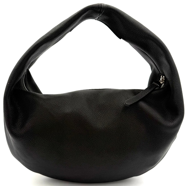 Olivia Medium Leather Hobo Bag