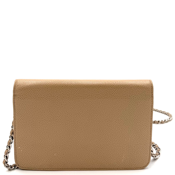 Timeless CC Caviar Leather Wallet on Chain