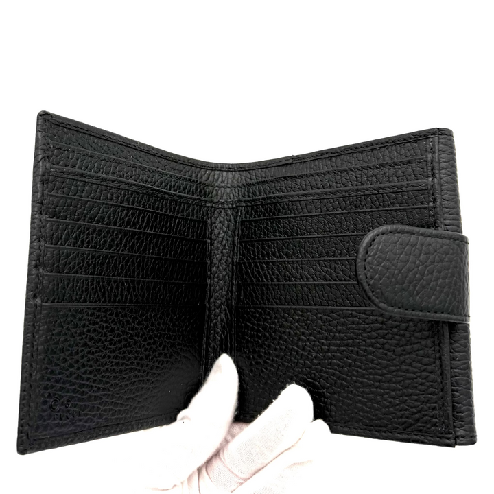 Dollar Calfskin Interlocking G French Wallet